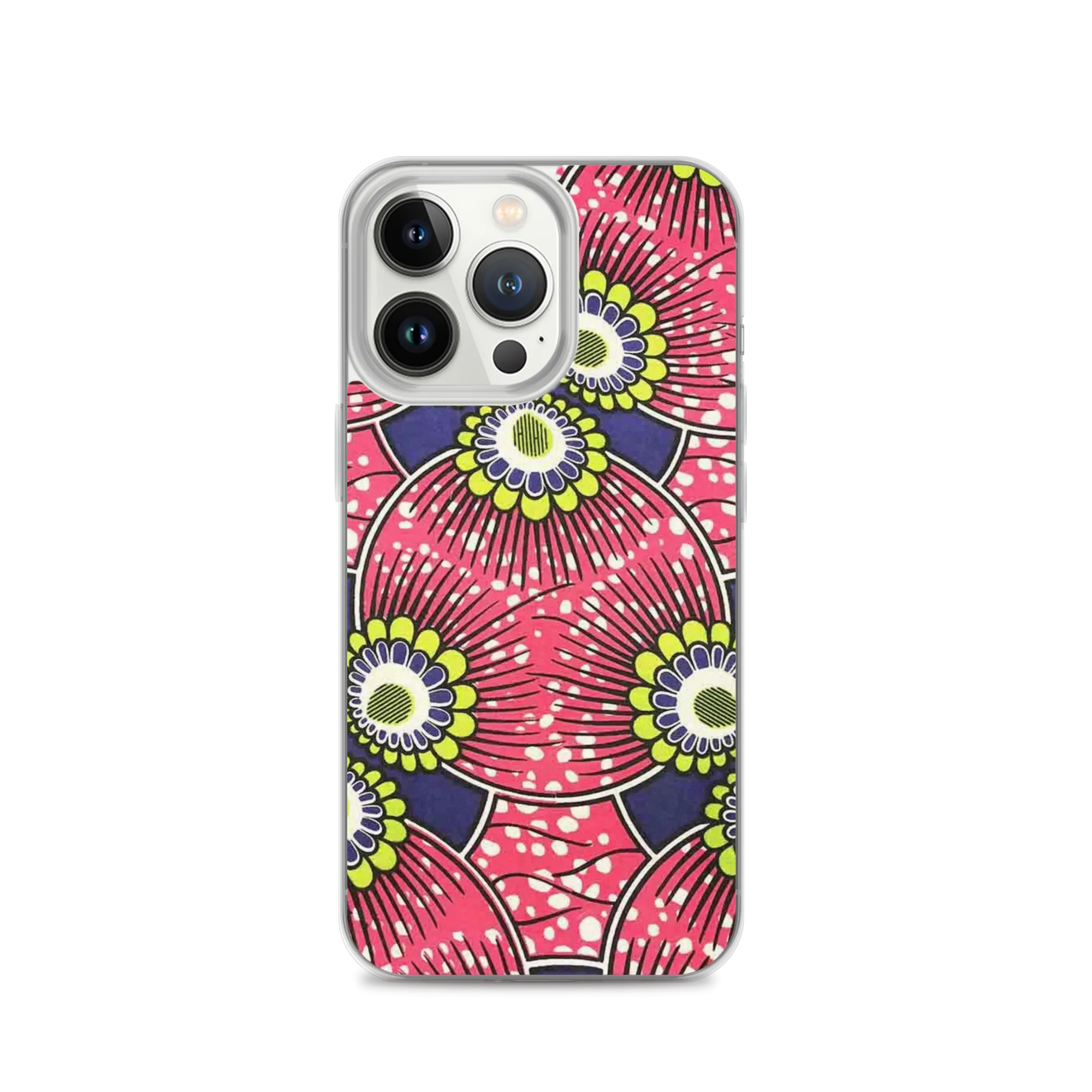 Pink African Print  iPhone Case