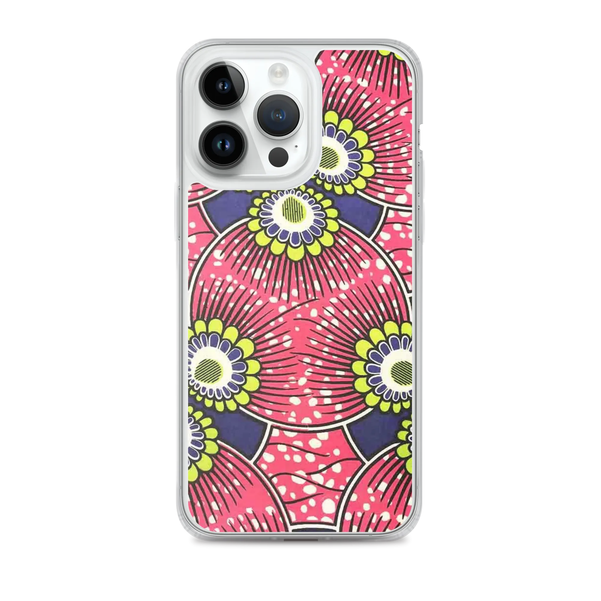 Pink African Print  iPhone Case