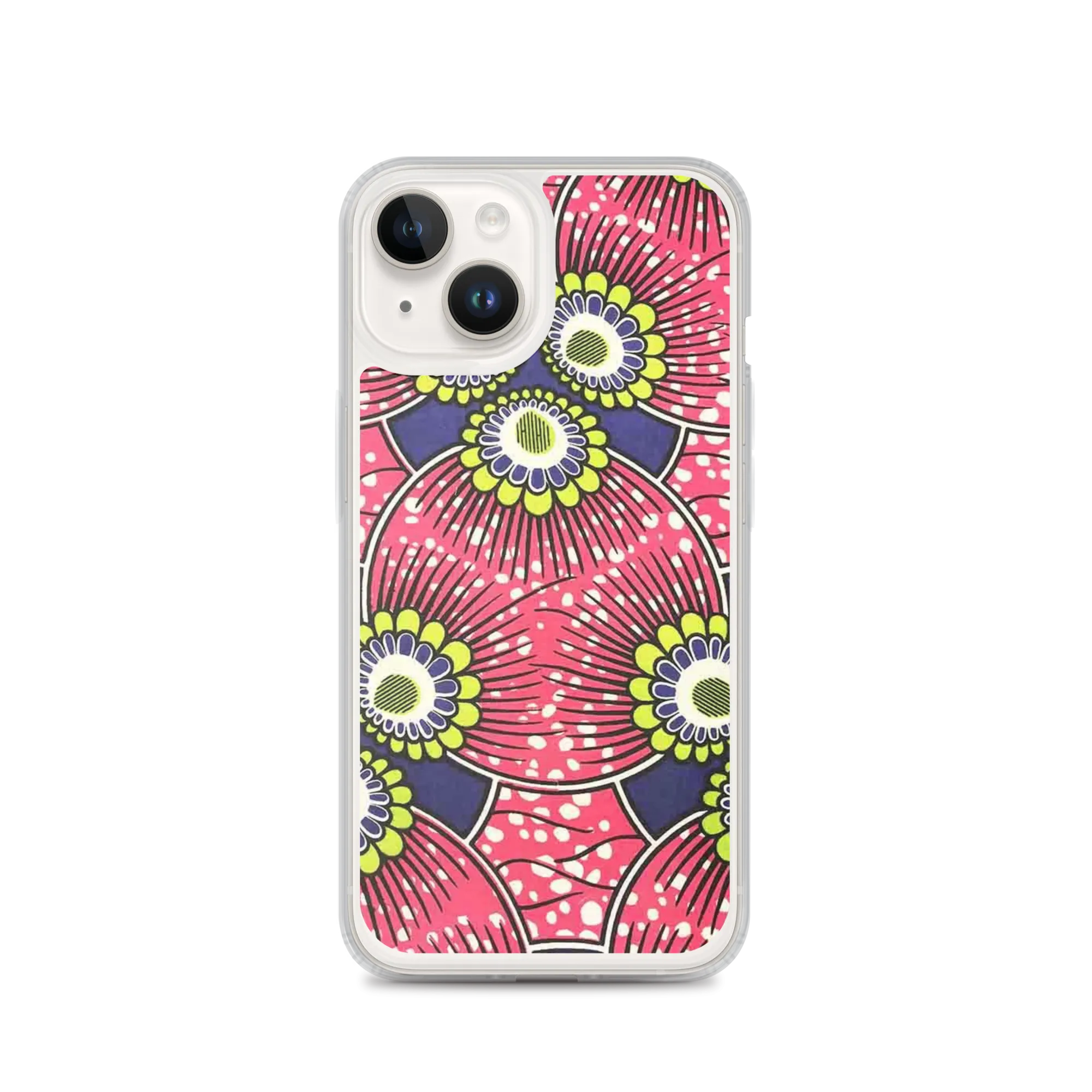 Pink African Print  iPhone Case